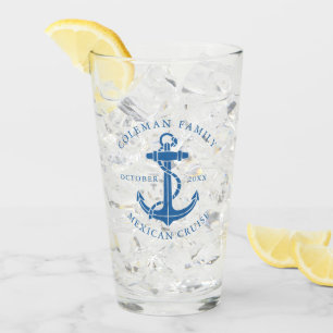 Custom Family Nautical Boat Anchor Glass