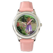 Custom Family or Child Personalized Picture Wrist Watch