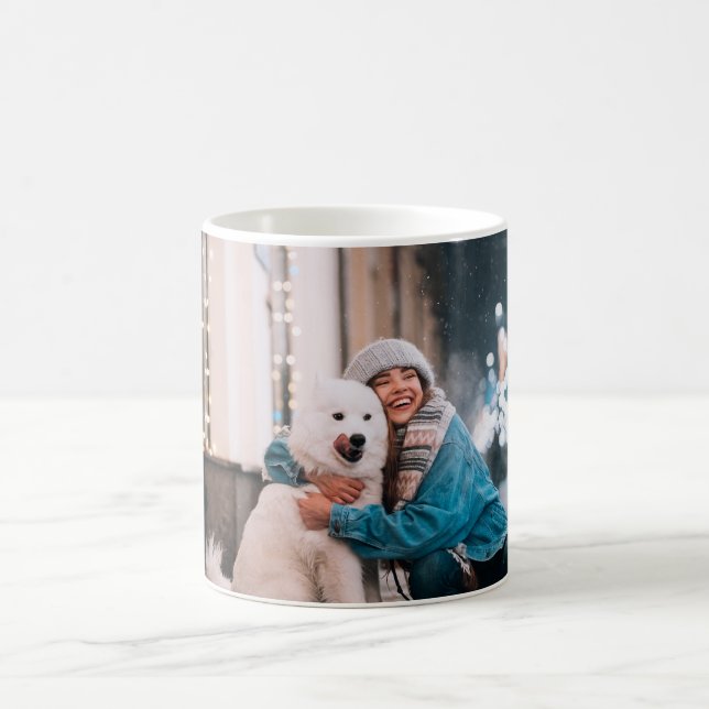 Custom Family or Pet Photo Coffee Mug (Center)