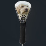 Custom Family Pet Photo | Monogrammed Golf Head Cover<br><div class="desc">A custom family pet photograph golf club head protector that features yours or your gift recipient's monogram. *******If your photo happens to get cut off, use the 'edit this design' or 'customize further' function to add it to the club. Place it and resize it to how you think it looks...</div>