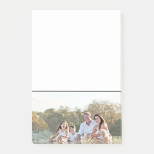 Custom family photo add photo stylish personalized post-it notes