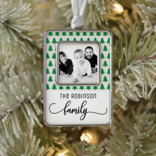 CUSTOM FAMILY PHOTO CHRISTMAS ORNAMENT