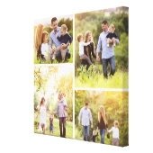 Custom Family Photo Collage Canvas Print | Zazzle