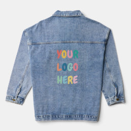 Custom Family Photo Collage Create Your Own Simple Denim Jacket