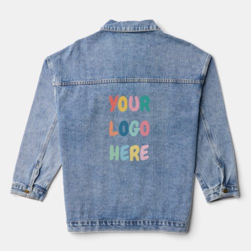 Custom Family Photo Collage Create Your Own Simple Denim Jacket