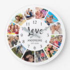 Custom Family Photo Collage Personalized White