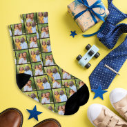 Custom Family Photo Collage Picture Mens Socks at Zazzle