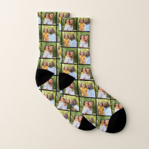 Custom Family Photo Collage Picture Mens Socks Custom Family Photo Collage Picture Mens Socks