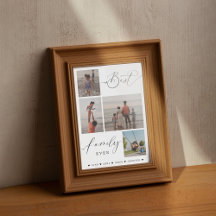 Custom Family Photo Collage Poster And Print