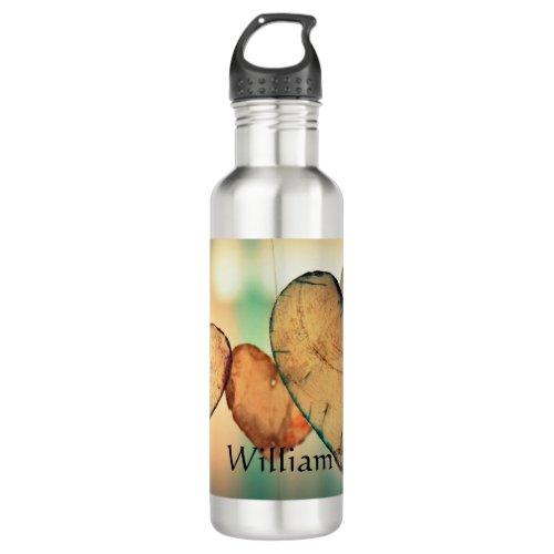 Custom Family Photo Collage Simple Water Bottle