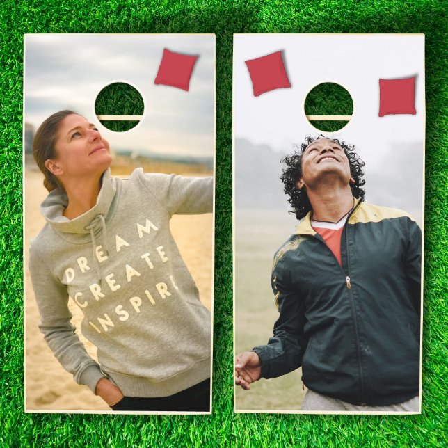 Custom Family Photo Cornhole Set (Creator Uploaded)