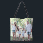 Custom Family Photo Double Sided Tote<br><div class="desc">Design your own 2 sided photo tote with your custom photo featuring full bleed image template. Simply replace this sample photo with your own photos with your own character and loved subjects.</div>