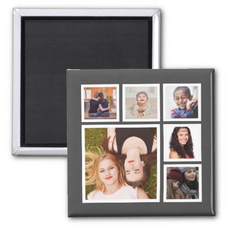 Custom Family Photo Fridge Magnet