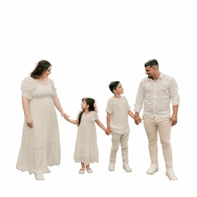 Custom Family Photo Gifts Keepsake Cutout (Front)