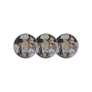 Custom family photo golf ball marker