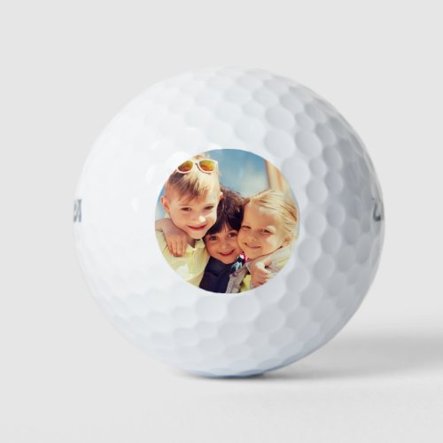 Custom Family Photo  Golf Balls