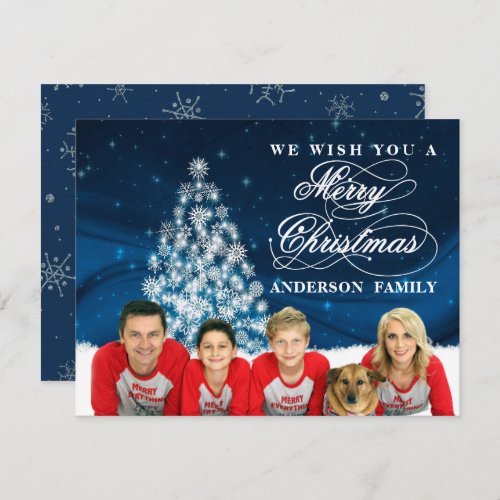 Custom Family Photo Holiday Card