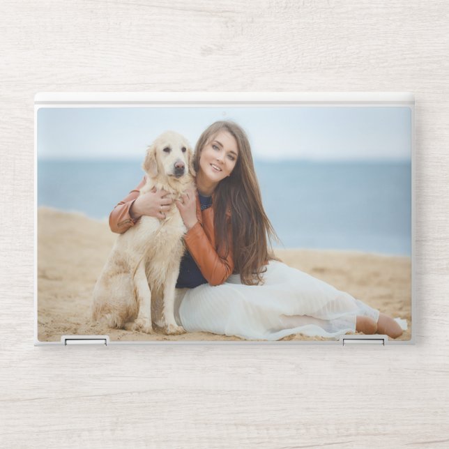 Custom Family Photo HP Laptop Skin | Simple Photo (Front)