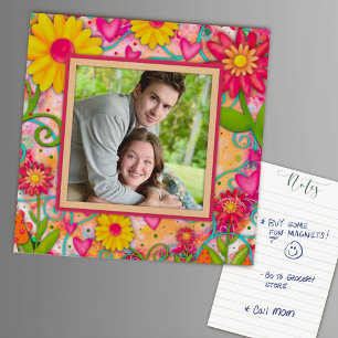 Custom Family Photo Inspirivity Colorful Floral