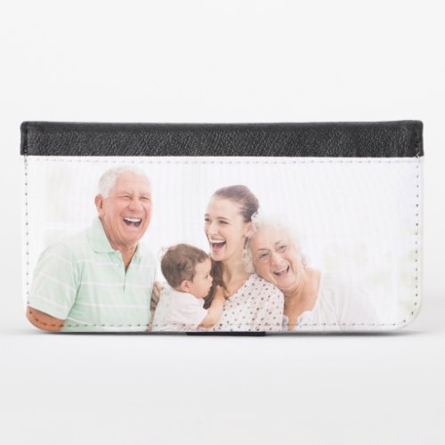 Custom Family Photo iPhone X Wallet Case