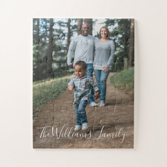 Custom Family Photo Jigsaw Puzzle (Vertical)