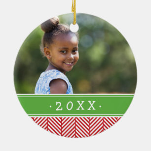 Custom Family Photo Keepsake Holiday Ornament