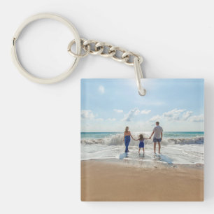 Custom Family Photo Keychain