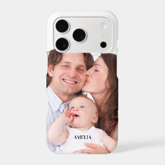 Custom Family Photo & Name iPhone 17 Pro Case