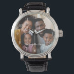 Custom Family Photo Name Personalize  Watch<br><div class="desc">Custom Family Photo Name Personalize Watch is great to place a photo of you or your family and name. Personalize it with your information. Wear it everyday or give as a gift to the special people in your life.</div>