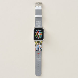 Custom Family Photo -Okayest Dad Apple Watch Band