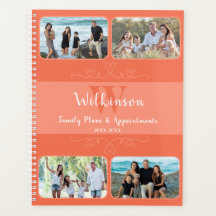 Custom Family Photo Peach Design Appointment