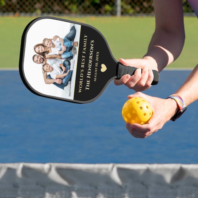 Custom Family Photo Personalize Pickleball Paddle (Insitu)