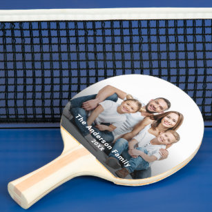 Custom Family Photo Personalize  Ping Pong Paddle