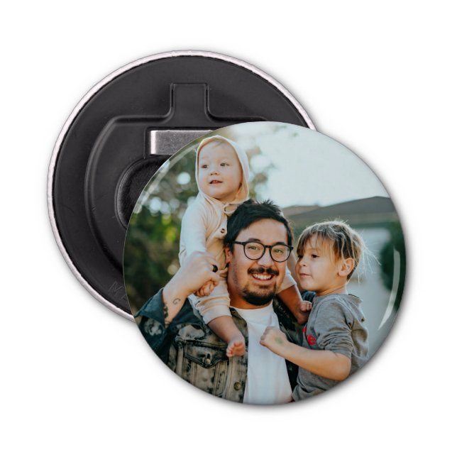 Custom Family Photo Personalized   Bottle Opener (Front)