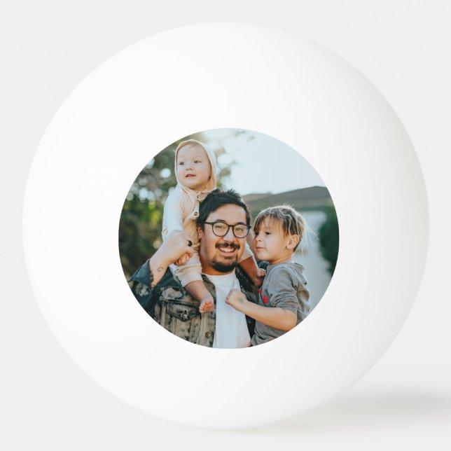 Custom Family Photo Personalized   Ping Pong Ball (Front)