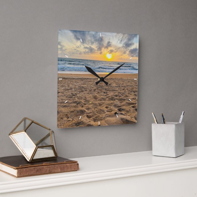 Custom Family Photo Personalized Wall Clock (Office)