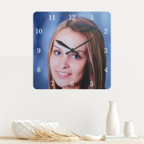 Custom Family Photo Personalized Wall Clock