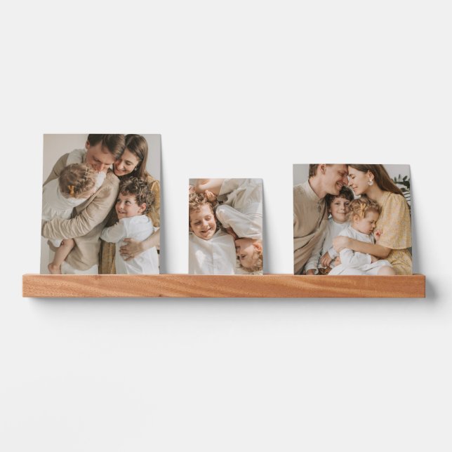 Custom Family Photo Picture Ledge (Front)