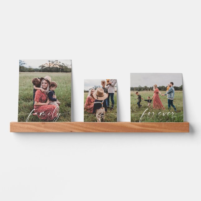 Custom Family Photo Picture Ledge (Front)