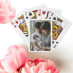 Custom Family Photo Playing Cards