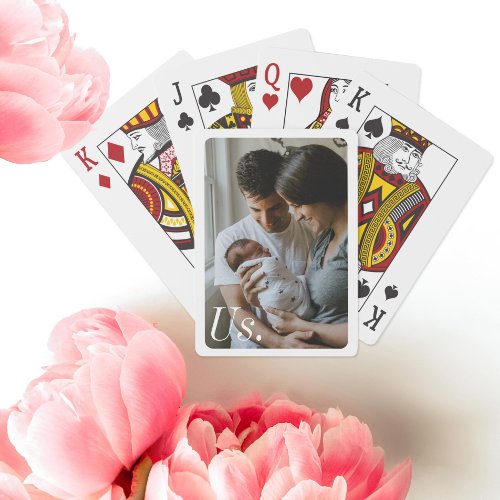 Custom Family Photo Poker Cards