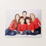 Custom Family Photo Portrait Jigsaw Puzzle<br><div class="desc">Create your own family portrait jigsaw puzzle for some family fun to spend time together. Simply delete this photo and upload your own.</div>