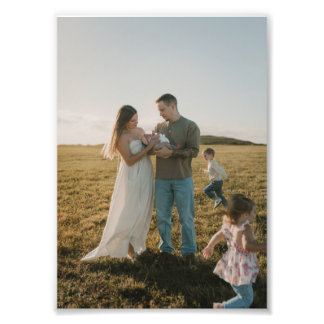 Custom family photo  print
