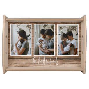 Custom Family Photo Serving Tray