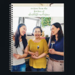 Custom Family Photo Simple Keepsake Recipe Notebook<br><div class="desc">Custom Family Photo Simple Keepsake Recipe Notebook</div>