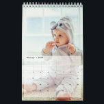 Custom Family Photo Single Page Layout Calendar<br><div class="desc">Custom Family Photo Single Page Layout Calendar. Customize the photo calendar by uploading your favorite family pics. The calendar has a single page layout design with 1 photo in each page .The front cover page has space for 3 photos . In total 16 photos can be uploaded , 1 for...</div>