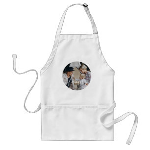 Custom family photo with custom name adult apron