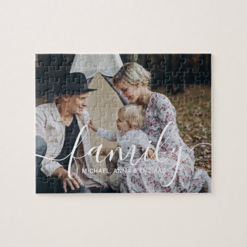 Custom family photo with custom name