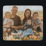 Custom family photo with custom names    cutting board<br><div class="desc">Custom family photo with custom name Create your own personalized photo gift by add your beloved family photo to make your design unique. font style and name in modern sans serif Perfect as gift for newlyweds, holiday gift for family, family reunion favors and gift for any special occasions. Please Note:...</div>