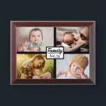 Custom Family Photos/Family Quote Award Plaque<br><div class="desc">Add Your Custom Family Photos To This Family Quote Award Plaque</div>